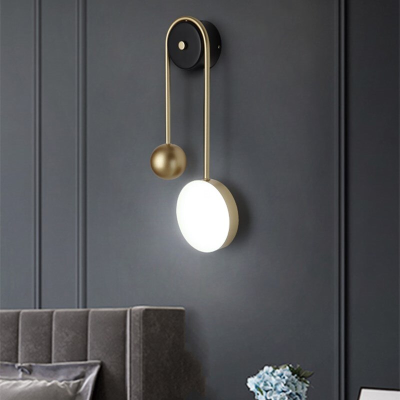 Libra Gold Wall Lamp - Novus Decor Lighting
