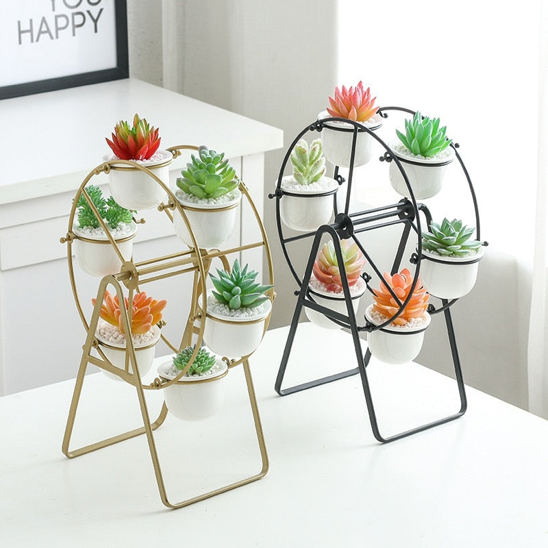 Ferris Wheel Planter - Novus Decor Accessories