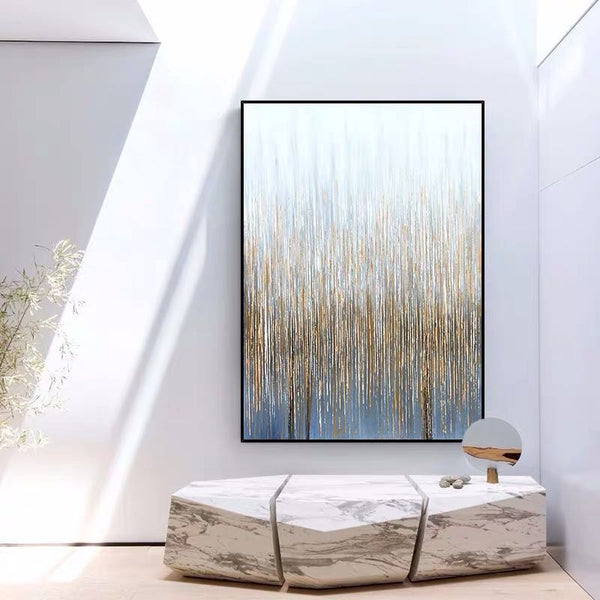 Large Modern Art Oil Painting on Canvas - Mystic Forest - Novus Decor Wall Decor