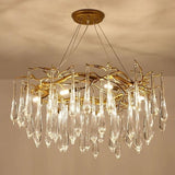 Icicle Crystal Chandelier - Novus Decor Lighting