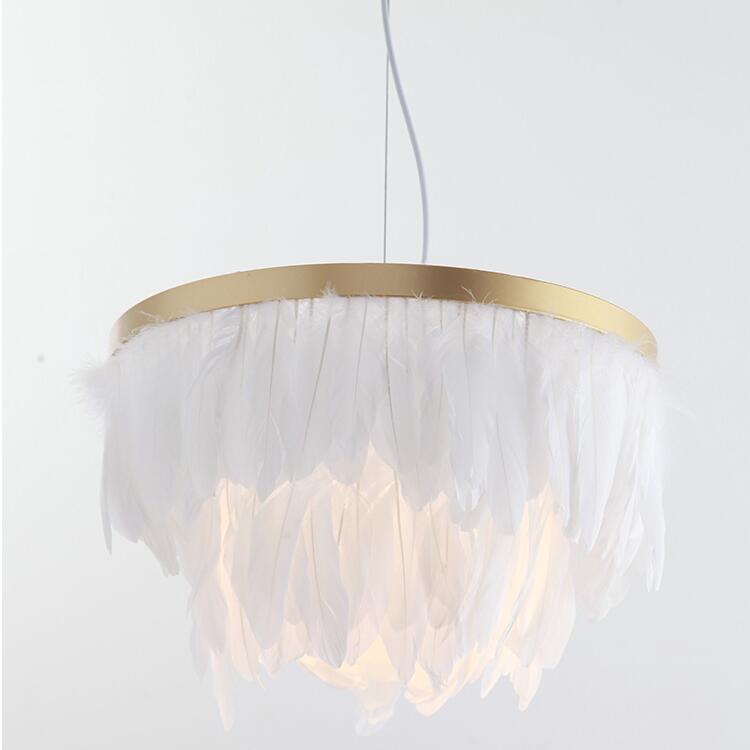 Nordic Feather Chandelier - Novus Decor Lighting