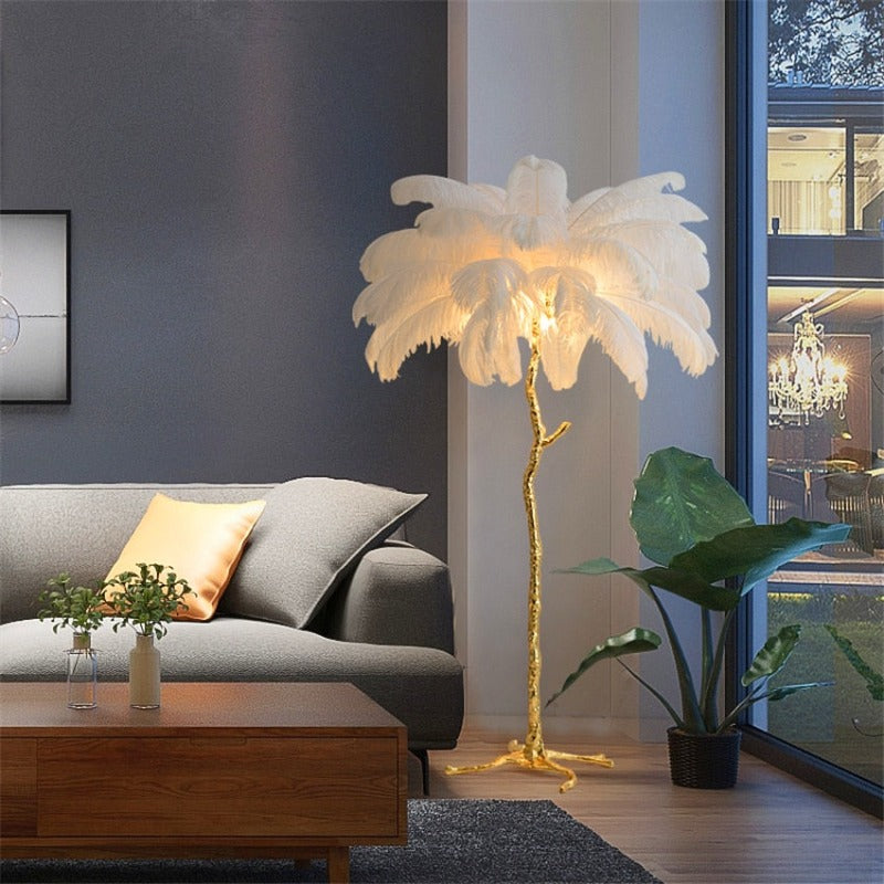 Regency Feather Floor Lamp - Novus Decor Lighting