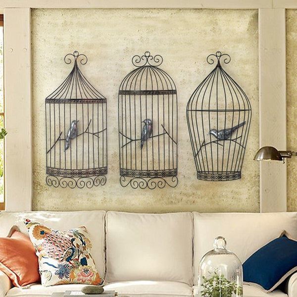 Bird Cage Wall Decor - Novus Decor Wall Decor