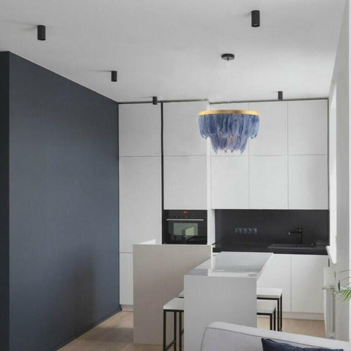Nordic Feather Chandelier - Novus Decor Lighting