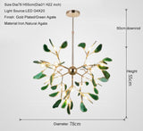 Natural Agate Stone Chandelier - Novus Decor Lighting