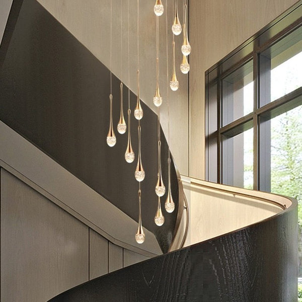 Crystal Champagne Pendant - Novus Decor Lighting