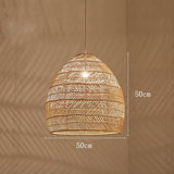 Rattan Hanging Pendant - Novus Decor Lighting