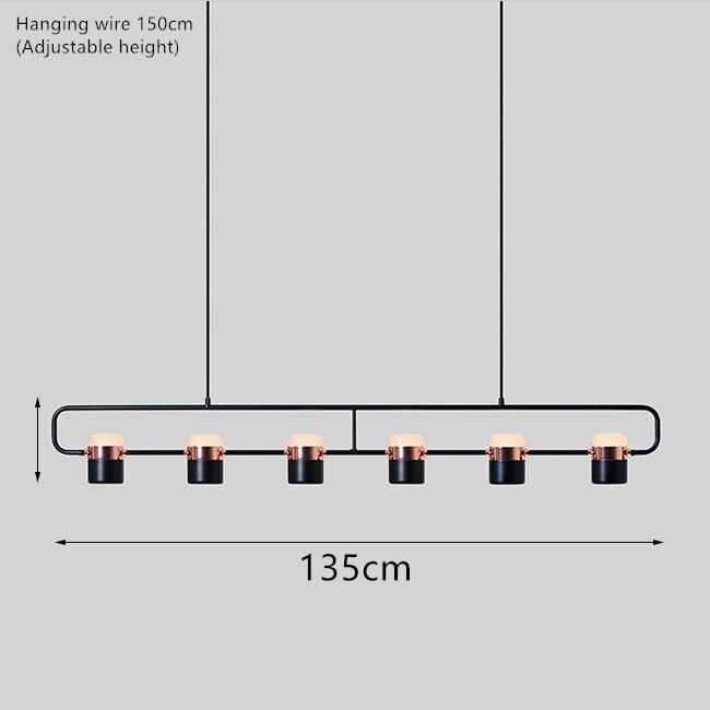 Aurum Stripe Hanging Light - Novus Decor Lighting