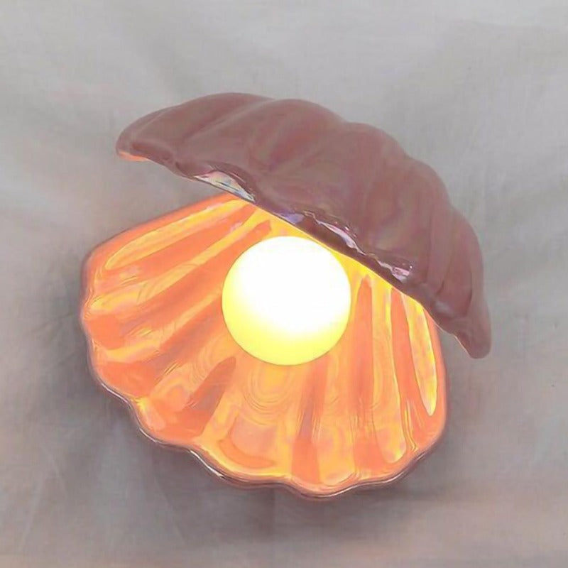 Pearl Shell - Ceramic Lamp - Novus Decor Lighting