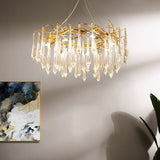 Icicle Crystal Chandelier - Novus Decor Lighting