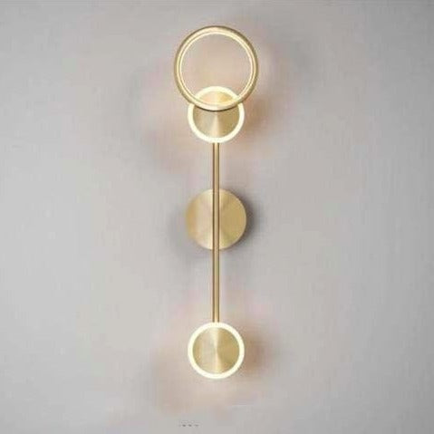 Circulos Brass Ring Wall lamp - Novus Decor Lighting
