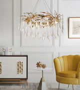 Icicle Crystal Chandelier - Novus Decor Lighting