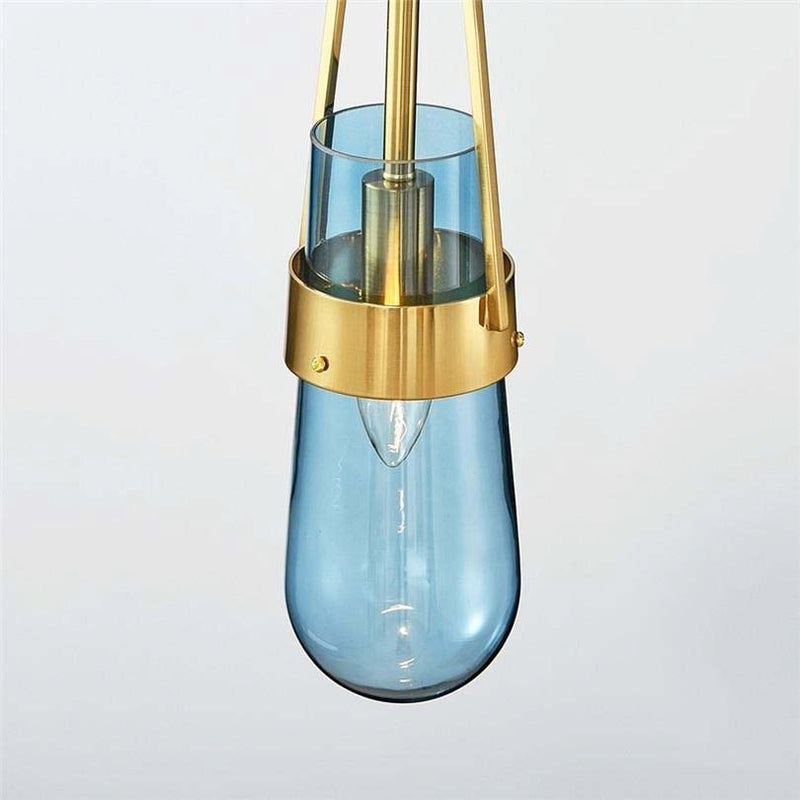 Aqua Glass Pendant - Novus Decor Lighting
