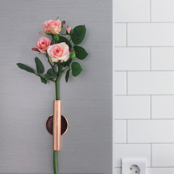 Stainless Steel Wall Vase - Novus Decor Accessories