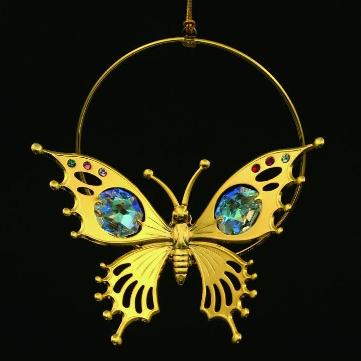 18K GOLD BUTTERFLY WISH NECKLACE – PoshForKeeps