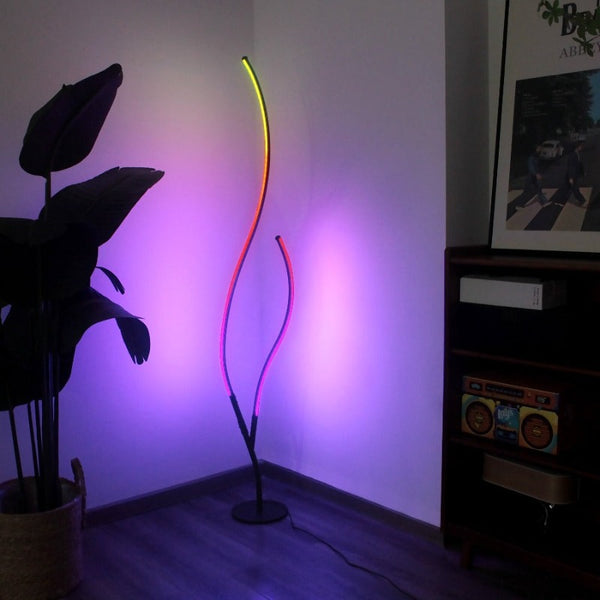 RGB Ripple Floor Lamp - Novus Decor Lighting