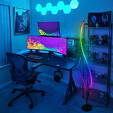 RGB Ripple Floor Lamp - Novus Decor Lighting