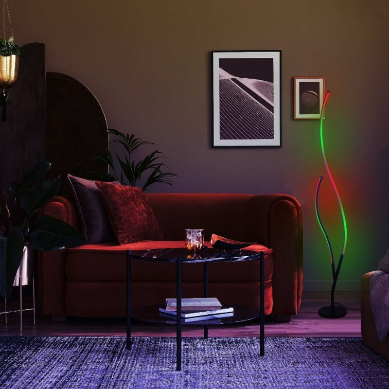 RGB Ripple Floor Lamp - Novus Decor Lighting