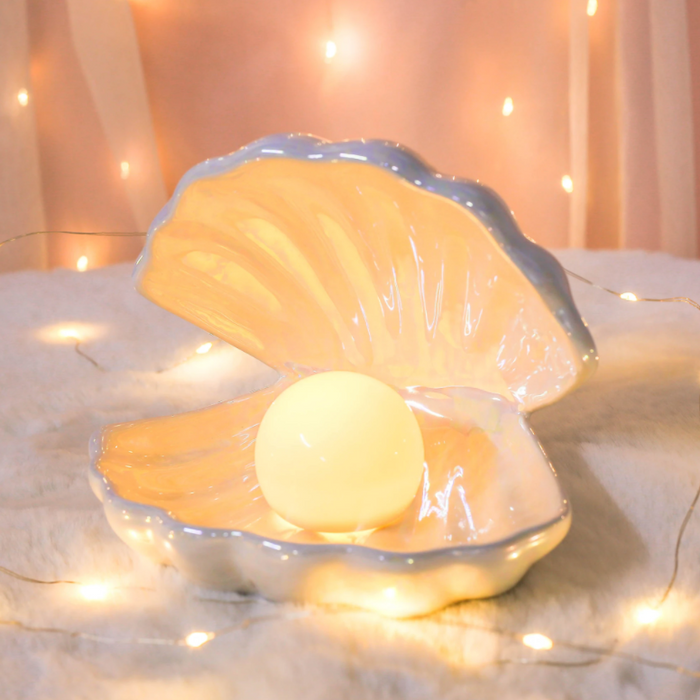 Veemoon Witte Shell Parel Licht Zeemeermin Thema Keramische Sieraden Dienblad Led Accent Lamp Draagbaar Nachtlampje Parel In Schelp Kantoor Ornament voor Slaapkamer Woonkamer Home Decor Veemoon Witte Shell Parel Licht Zeemeermin Thema Keramische Sieraden Dienblad Led Accent Lamp Draagbaar Nachtlampje Parel In Schelp Kantoor Ornament voor Slaapkamer Woonkamer Home Decor