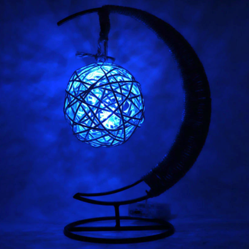 Creative Hand Rattan LED Table Lamp - Novus Decor Lighting
