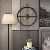 Aplos Round Metal Wall Clock - Novus Decor Wall Decor