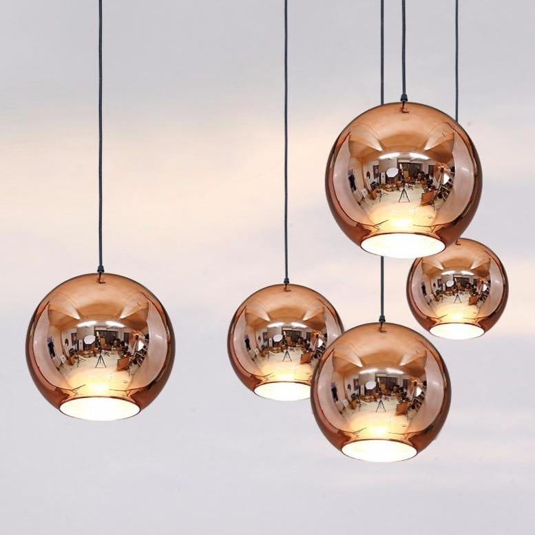 Glass Globe Pendant Light - Novus Decor Lighting