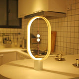Wood Magnetic Table Lamp - Novus Decor Lighting