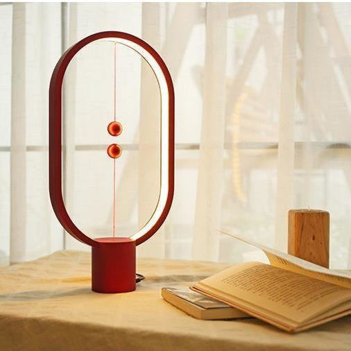 Wood Magnetic Table Lamp Novus Decor