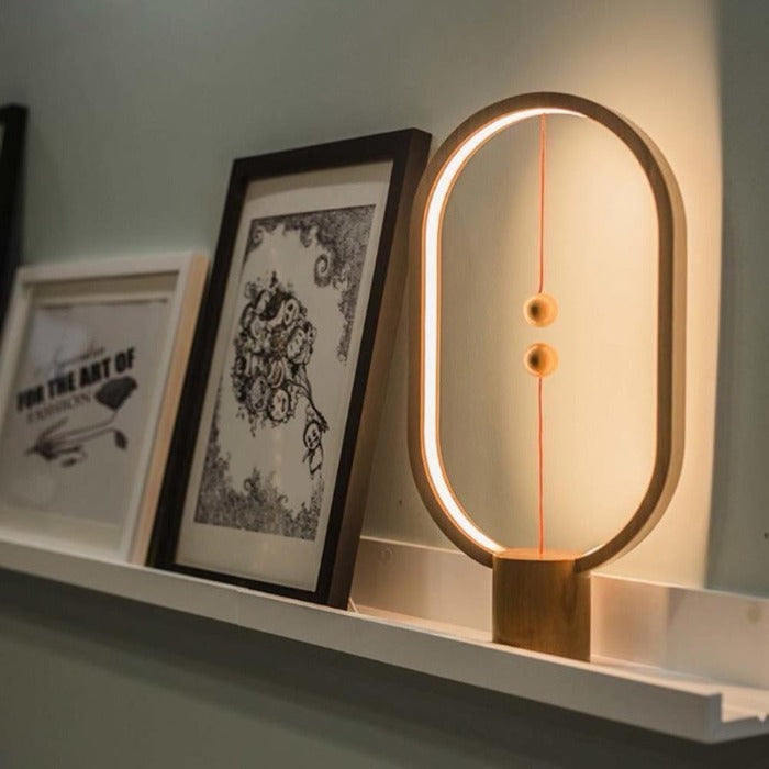 Wood Magnetic Table Lamp - Novus Decor Lighting
