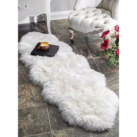 Double Sheepskin Rug 2'6" x 6'2" - Novus Decor Rugs