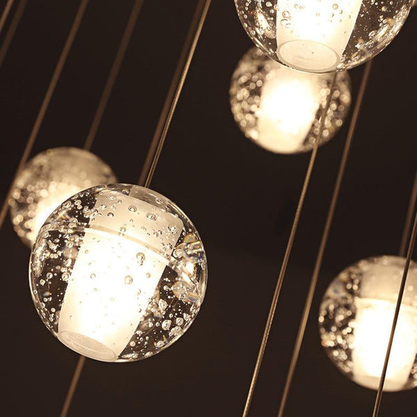 Crystal Bubble Pendant Light - Novus Decor Lighting