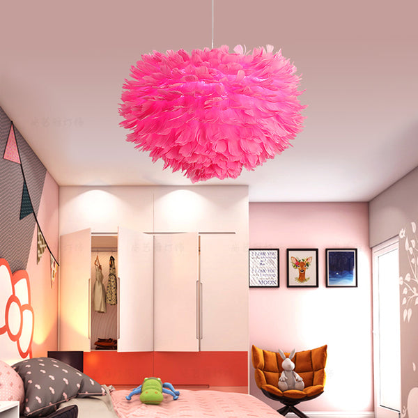 Pure Feather Pendant Light - Novus Decor Lighting