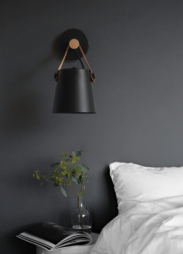 Minimalist Wooden Wall-Mounted Lamp - Novus Decor Lighting