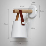 Minimalist Wooden Wall-Mounted Lamp - Novus Decor Lighting