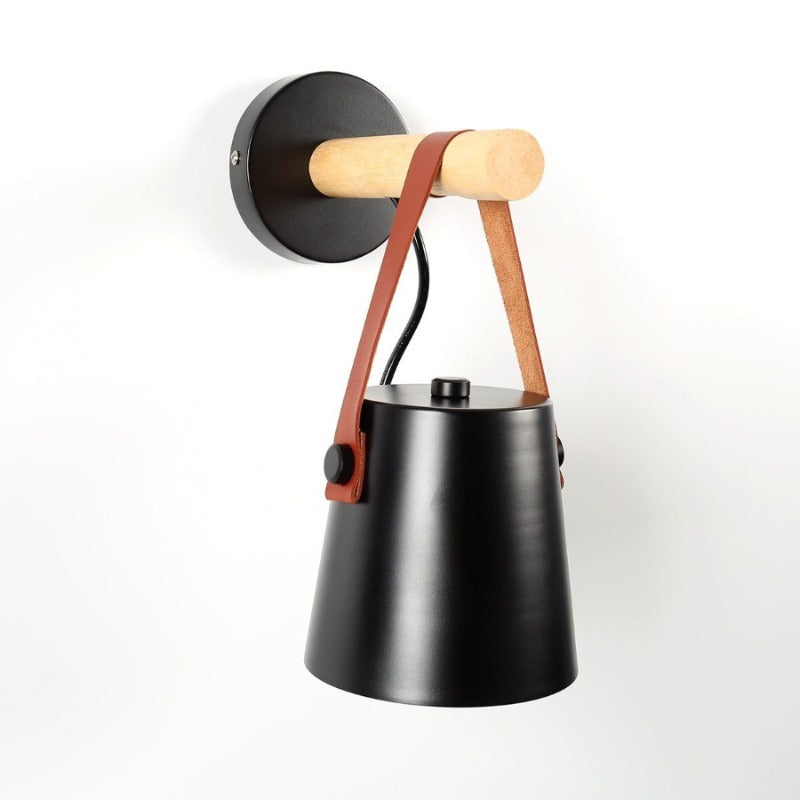 Minimalist Wooden Wall-Mounted Lamp - Novus Decor Lighting