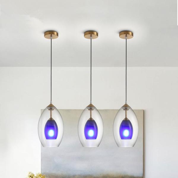 Cobalt Glass Pendant - Novus Decor Lighting