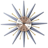 Nordic Metal Snowflake Wall Clock - Novus Decor Wall Decor