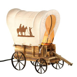 Western Wagon Table Lamp - Novus Decor Lighting